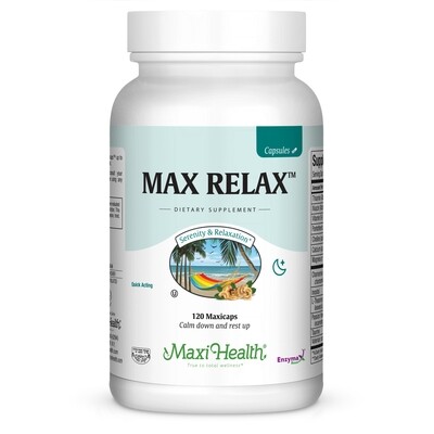 Maxi Health, Kosher Max Relax Capsules - 120 Vegetarian Capsules
