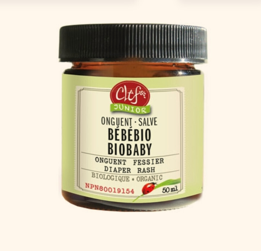 Clef Des Champs, Junior, Kosher BIOBABY Salve Organic, For Diaper Rash, Cream - 50 mL
