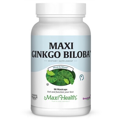 Maxi Health, Kosher Ginkgo Biloba - 90 Vegetarian Capsules