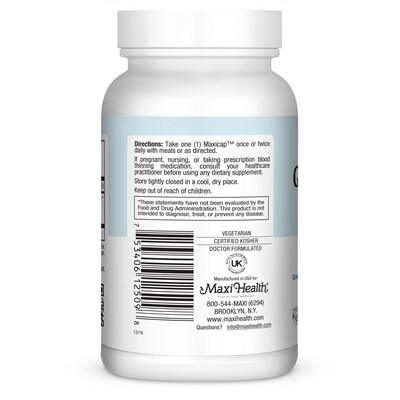 Maxi Health, Kosher Ginkgo Biloba - 90 Vegetarian Capsules