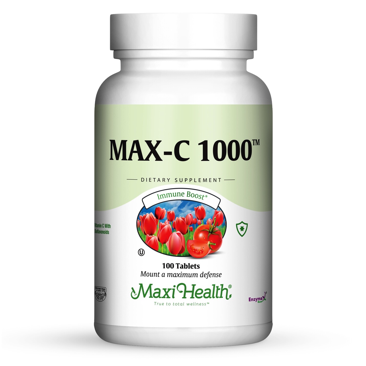 Maxi Health, Kosher Vitamin Max C 1000 - 100 Tablets