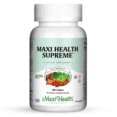 Maxi Health, Kosher Maxi Health Supreme, Multi Vitamin & Minerals - 360 Tablets