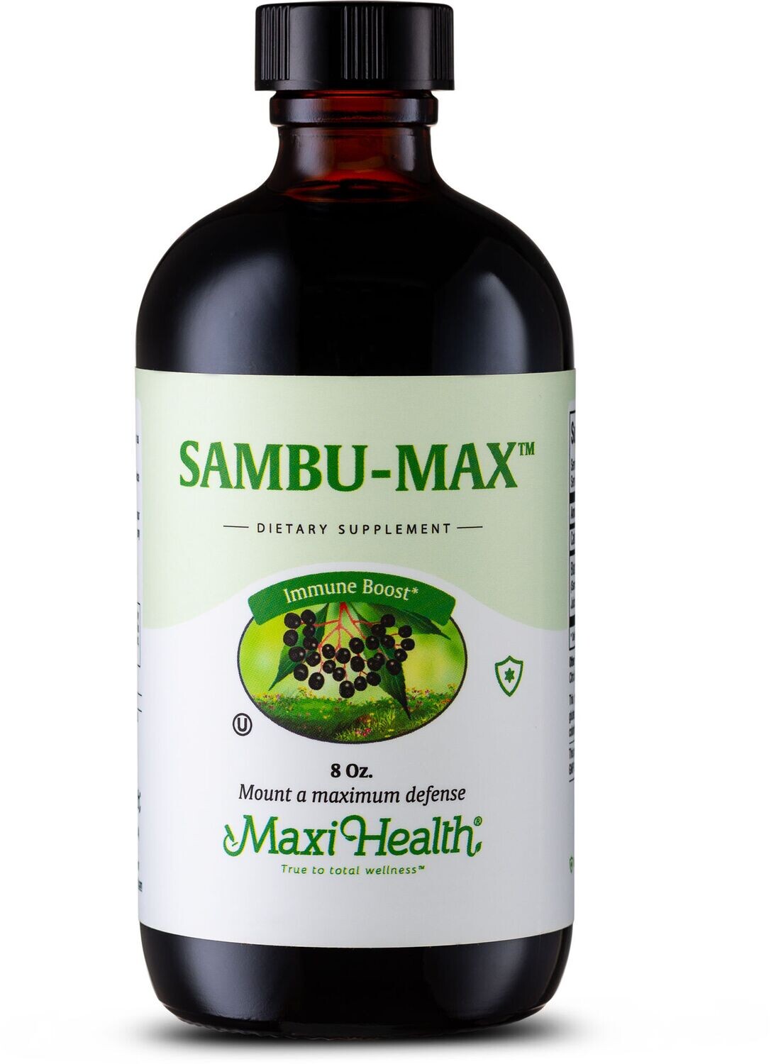 Maxi Health, Kosher Sambu-Max, Sambucus, Black Elderberry - 8 fl. oz.