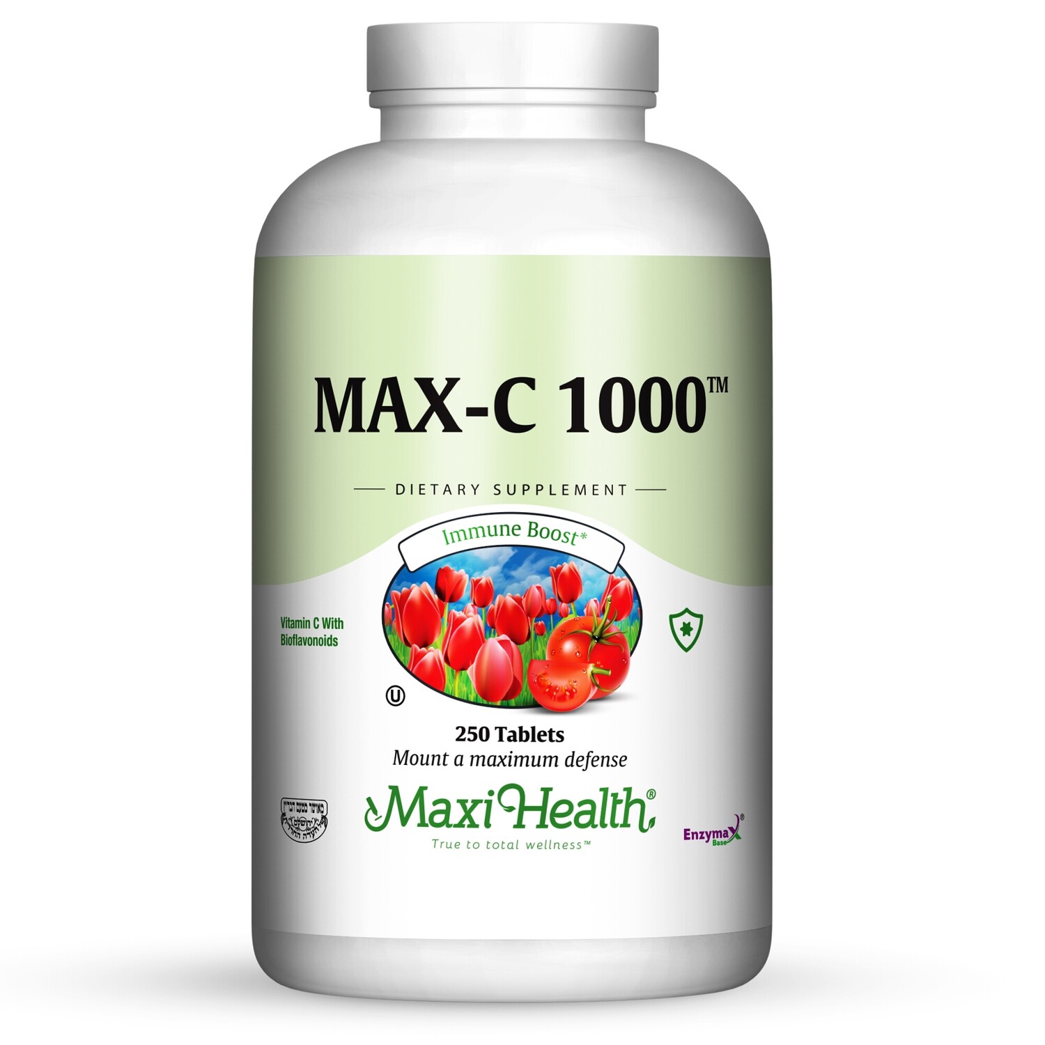 Maxi Health, Kosher Vitamin Max C 1000 - 250 Tablets