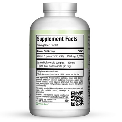 Maxi Health, Kosher Vitamin Max C 1000  - 250 Tablets