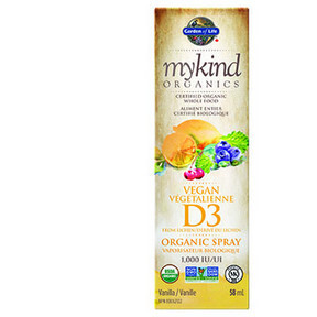 Garden of Life, MyKind Organics, D3 Spray 1000 IU Vanilla Flavor - 2 oz (58 ml)