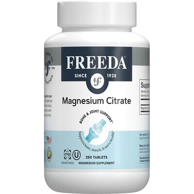 Freeda, Kosher Magnesium Citrate - 250 Tablets