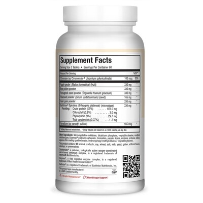 Maxi Health, Kosher D&amp;S (Diet &amp; Sugar) Support - 180 Tablets