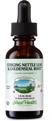 Maxi Health, Kosher Stinging Nettle Leaf &amp; Goldenseal Root - 1 fl. oz. (30 mL)