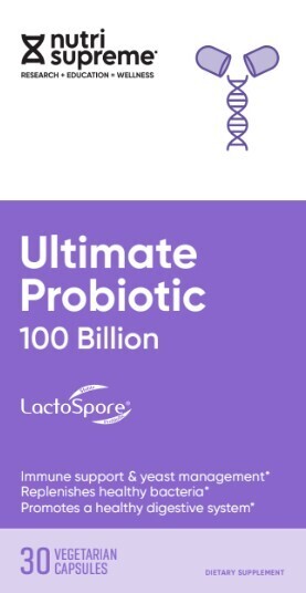 Nutri Supreme, Kosher Ultimate Probiotic 100 Billion - 30 Vegetarian Capsules