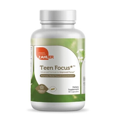 Zahlers, Kosher  Teen Focus - 90 Vegetarian Capsules
