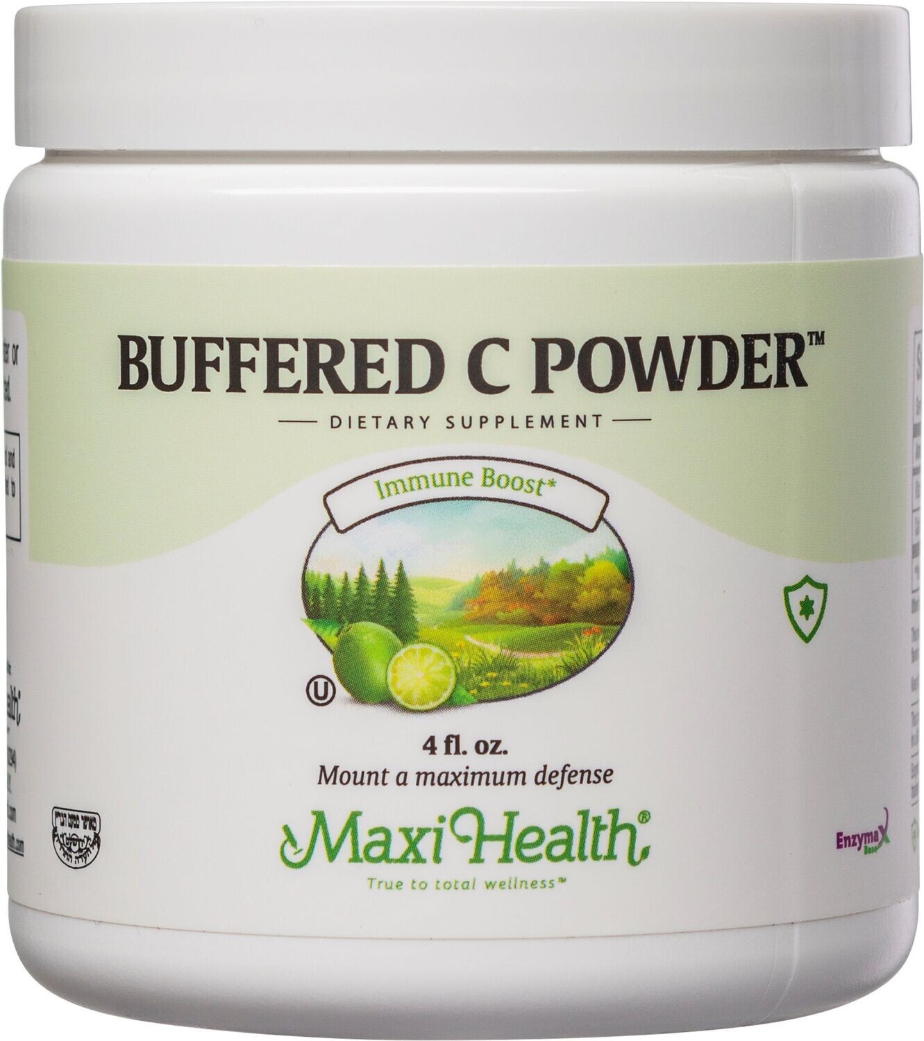 Maxi Health, Kosher Buffered C Powder (Vitamin C) - 4 oz. (113g)