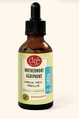 Clef Des Champs, Kosher Motherwort Tincture Organic, Nerve and Heart Tonic, Liquid Tincture - 50 mL (1.7 fl. oz.)