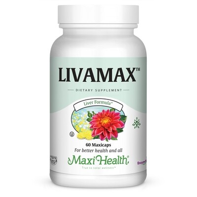 Maxi Health, Kosher Livamax, Liver Formula - 60 Vegetarian Capsules