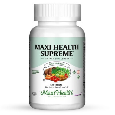 Maxi Health, Kosher Maxi Health Supreme, Multi Vitamin & Minerals - 120 Tablets