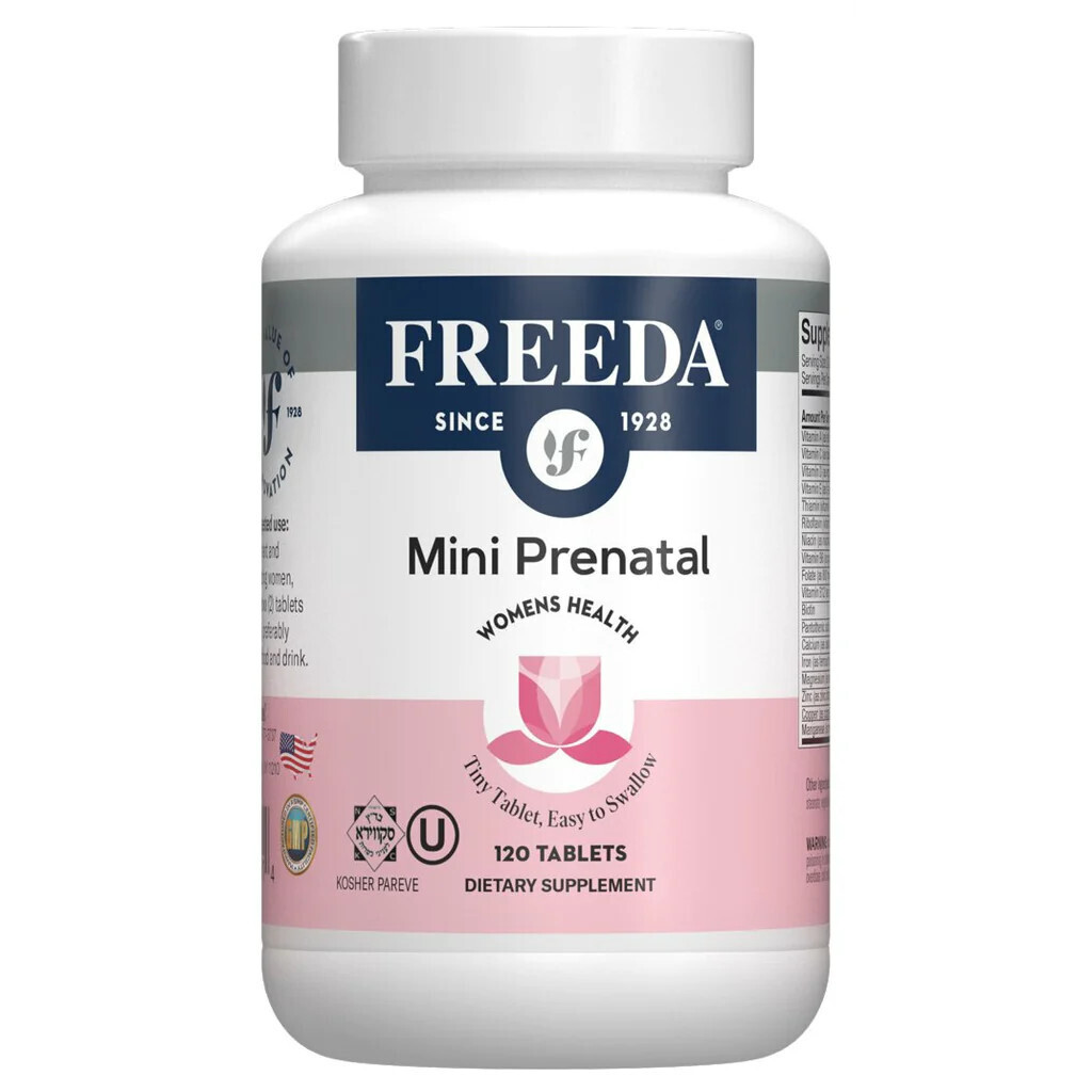 Freeda, Kosher Mini Prenatal (60-day supply) - 120 Tablets