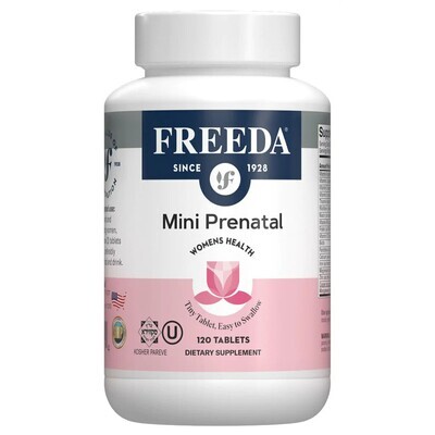 Freeda, Kosher Mini Prenatal (60-day supply) - 120 Tablets