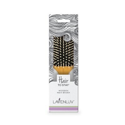 Lavenluv, Hair To Stay, Wooden Hair Brush