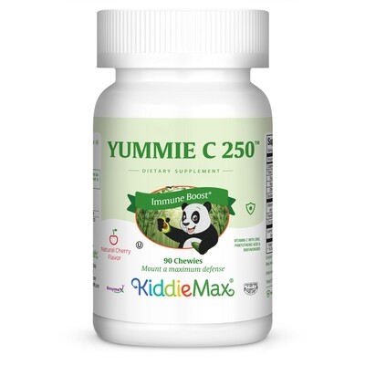 Maxi Health, Kosher KiddieMax, Yummie C 250, Cherry Flavor (Vitamin C Chewable) - 90 Chewies