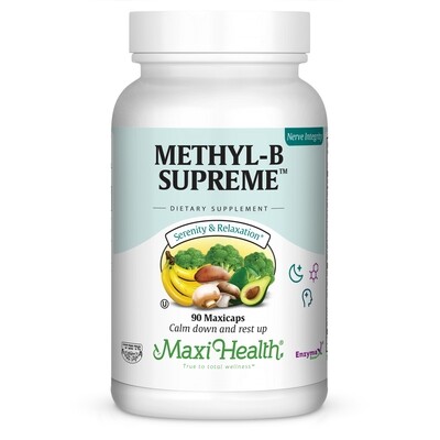 Maxi Health, Kosher Methyl B Supreme (B Complex) - 90 Vegetarian Capsules