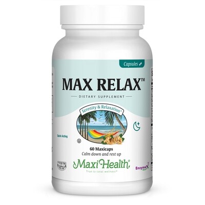 Maxi Health, Kosher Max Relax Capsules - 60 Vegetarian Capsules