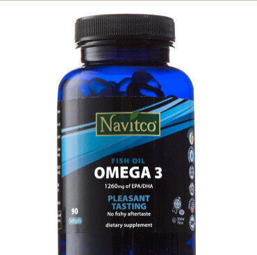Navitco, Kosher  Fish Oil Omega 3  - 90  Vegetarian Capsules