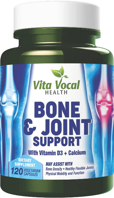 Vita Vocal, Bone &amp; Joint Support - 120 Vegetarian Capsules