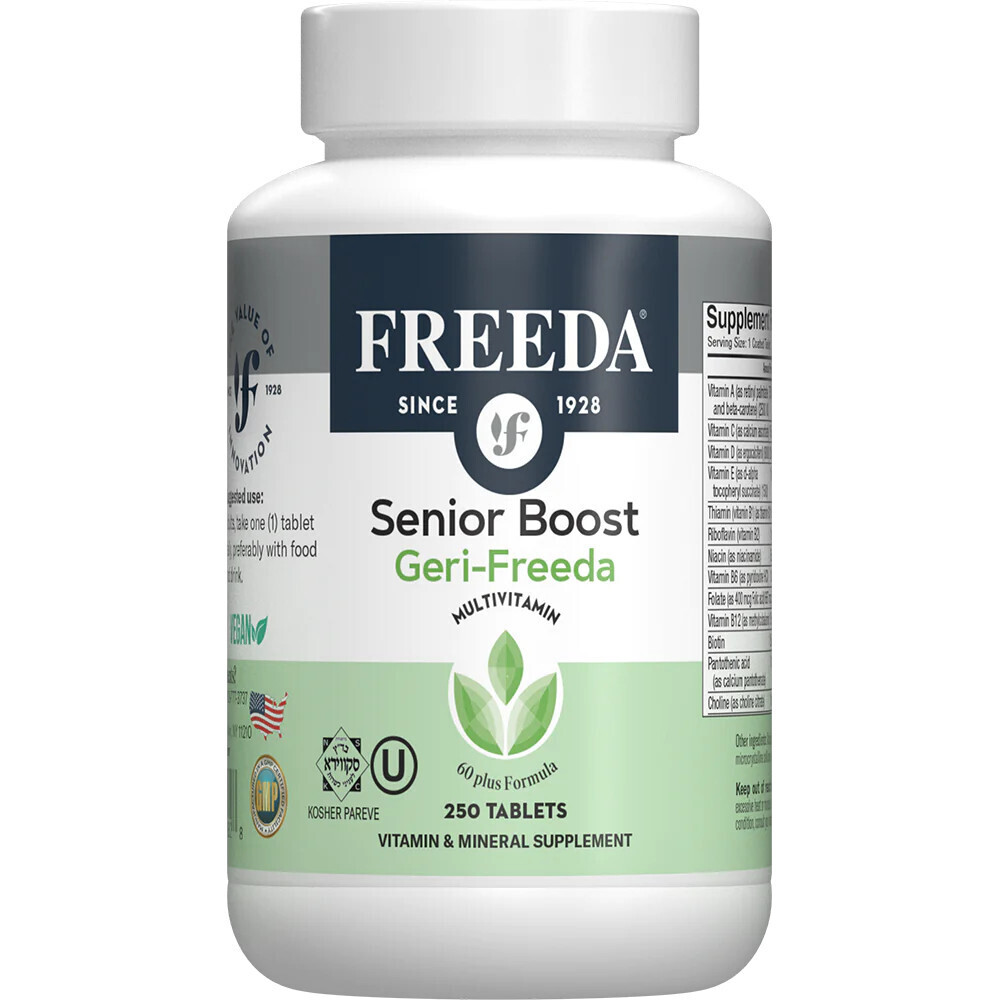 Freeda, Kosher Senior Boost, Geri-Freeda Multivitamin - 250 Tablets