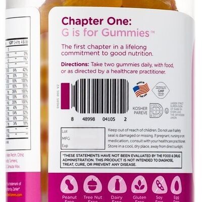 Chapter one by Zahlers, Kosher Multi Gummies - 60 Gummies