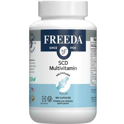 Freeda, Kosher SCD Multivitamin - 180 Vegetarian Capsules