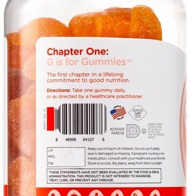 Chapter one by Zahlers, Kosher  Vitamin C Gummies - 60 Gummiess