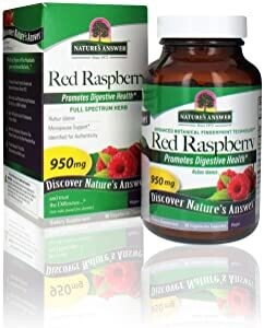 Natures Answer, Kosher Red Raspberry 950 mg - 90 Vegetarian Capsules