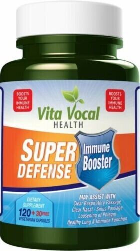 Vita Vocal, Super Defense, Immune Booster - 120 Vegetarian Capsules