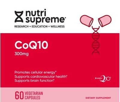 Nutri Supreme, Kosher Coenzyme Q10 300mg. - 60 Vegetarian Capsules.