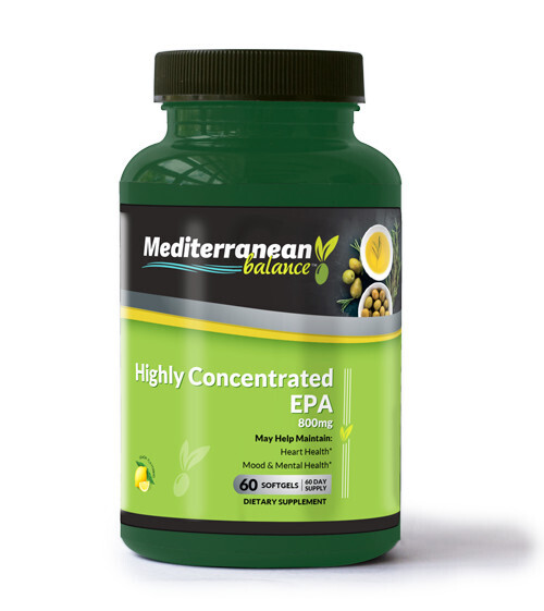Mediterranean Balance, Kosher High EPA, Omega-3 - 60 Softgels - Not Certified Kosher