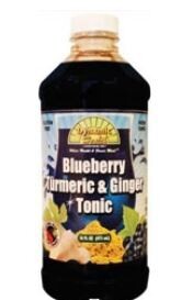 Dynamic Health, Kosher  Blueberry Turmeric and Ginger Tonic - 16 fl. oz.