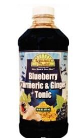 Dynamic Health, Kosher Blueberry Turmeric and Ginger Tonic - 16 fl. oz.