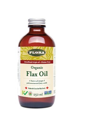 Flora, Kosher Organic Flax Oil NON-GMO - 250 mL