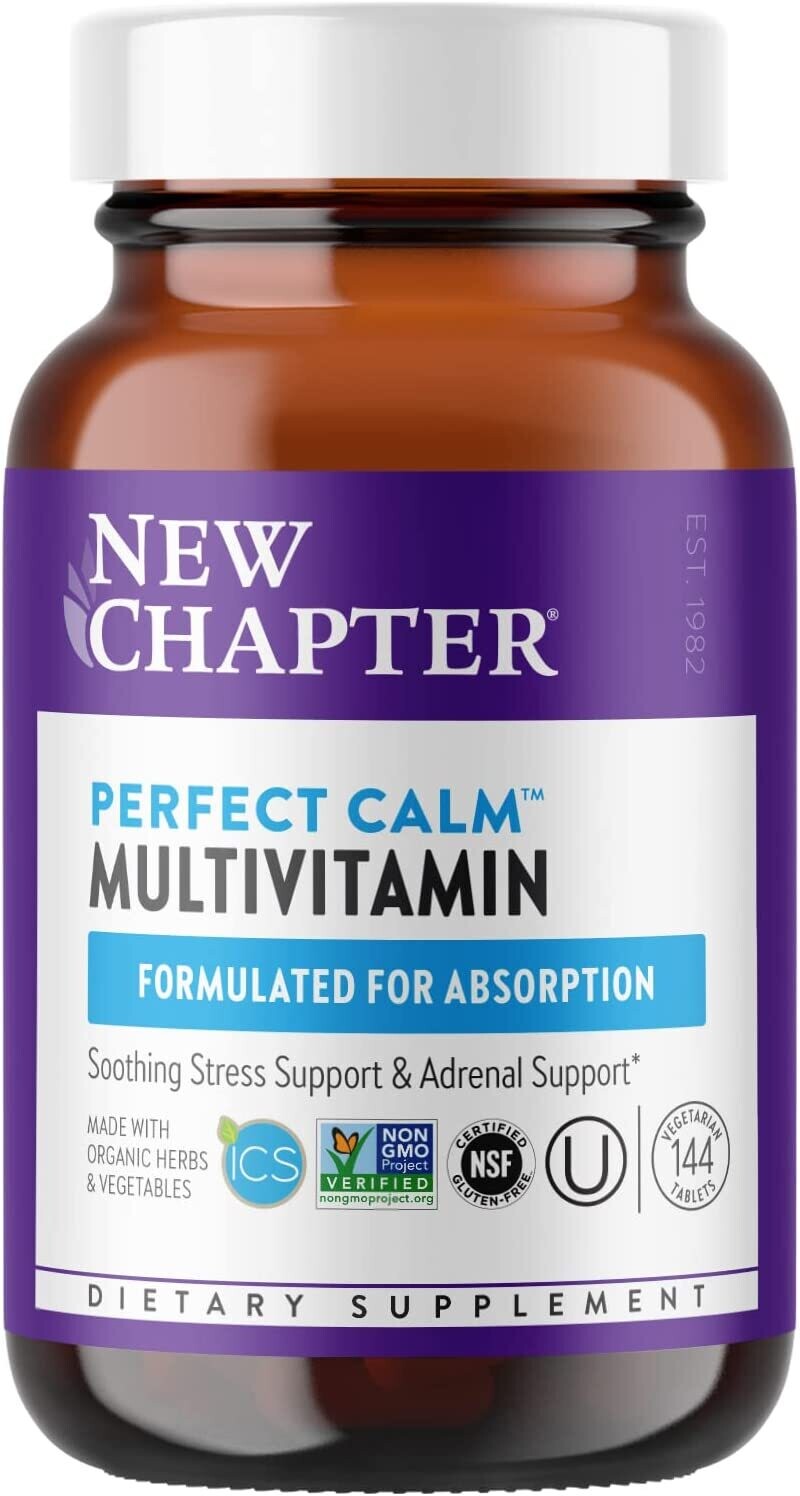 New Chapter, Kosher Perfect Calm, Whole Food Multi Vitamin - 144  Tablets
