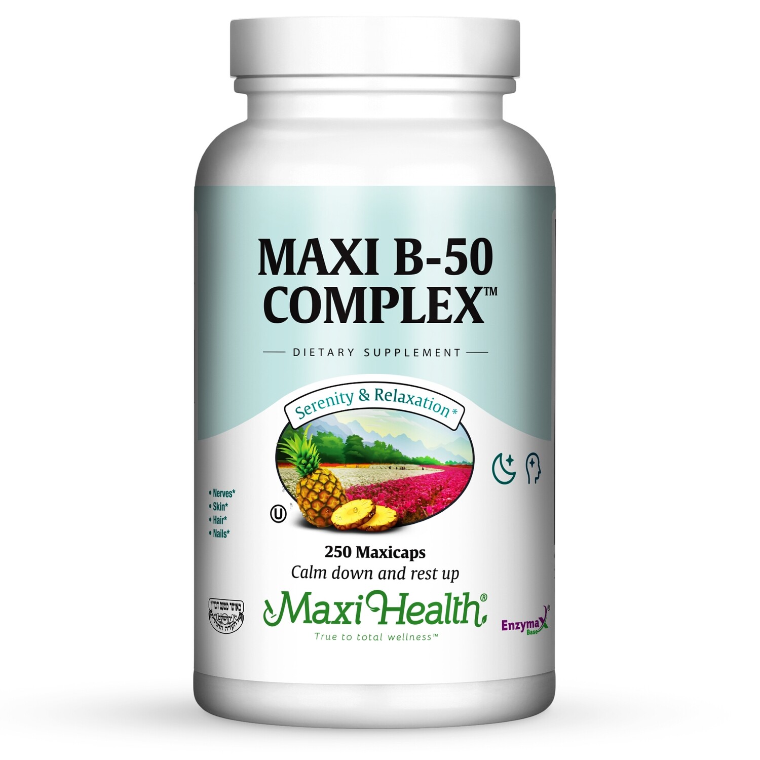 Maxi Health, Kosher B Complex 50 - 250 Vegetarian Capsules