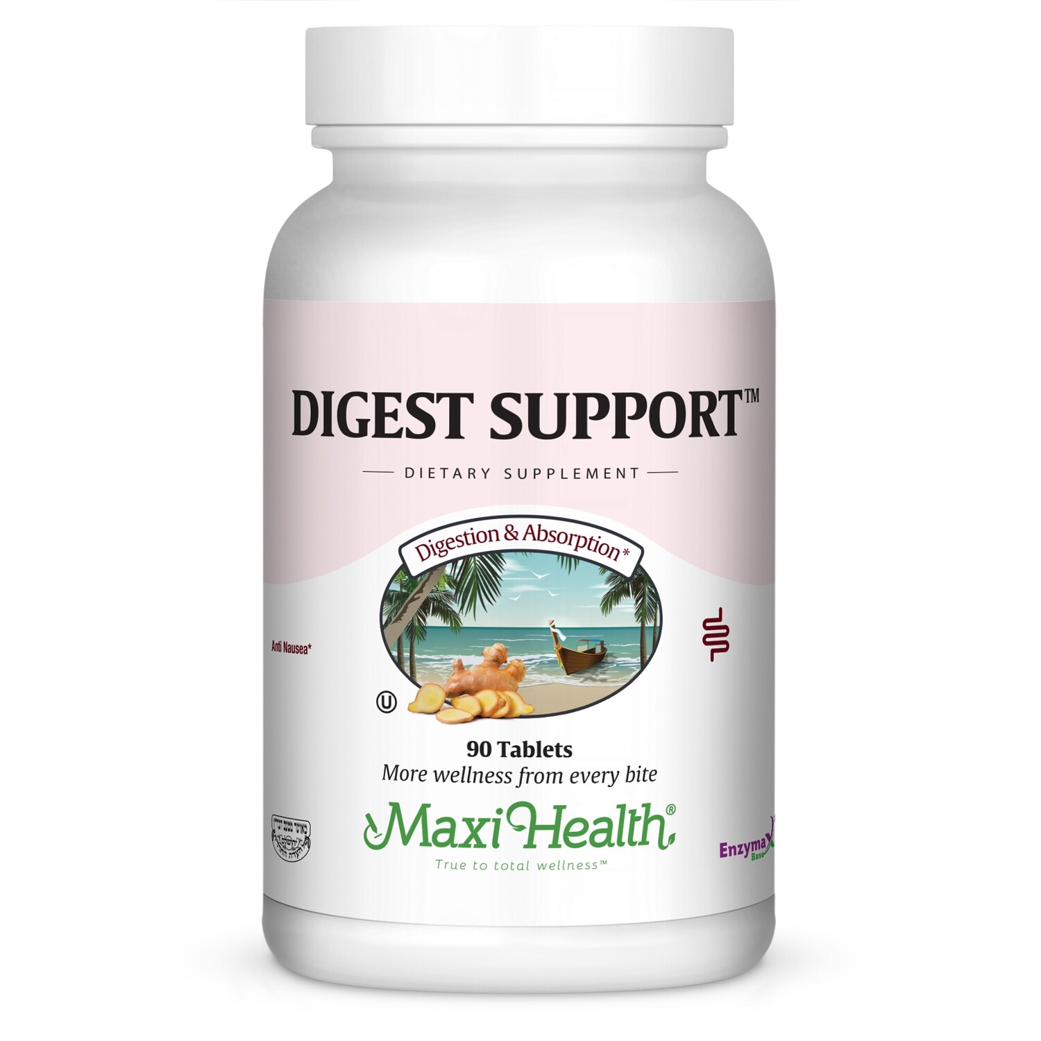 Maxi Health, Kosher Digest Support - 90 Tablets
