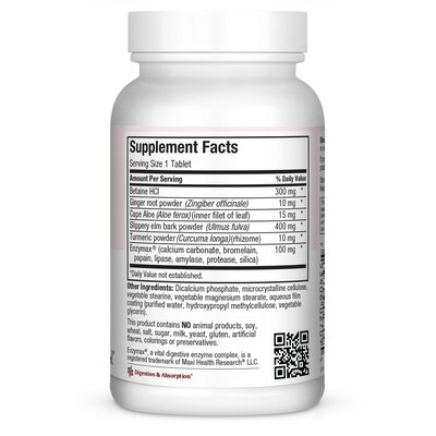 Maxi Health, Kosher Digest Support - 90 Tablets