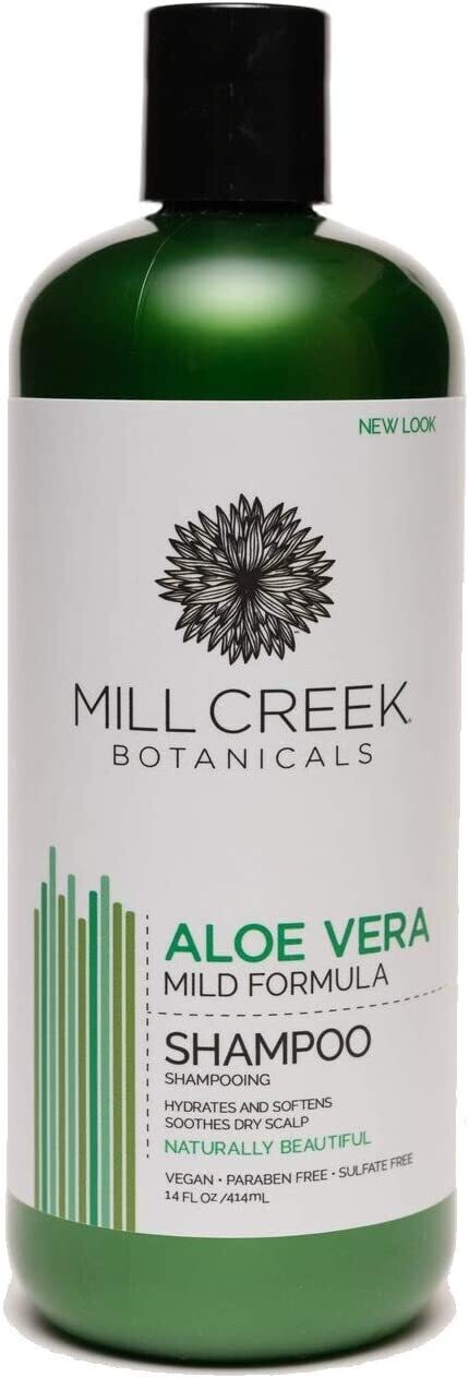Mill Creek, Aloe Vera Shampoo, Mild Formula - 14 fl. oz. (414 mL)
