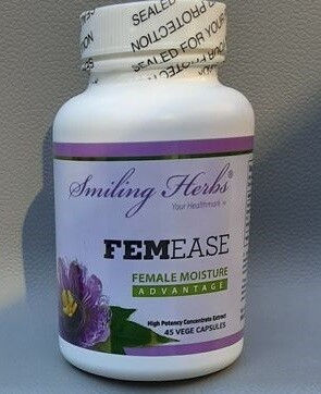 Smiling Herbs, FemEase (Female Moisture Advantage) - 45 Vegetarian Capsules
