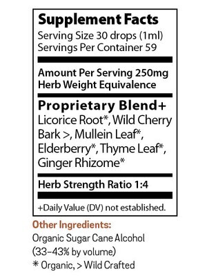 Natures Cue, Cough &#39;N Cold, Chest / Throat Relief Liquid - 2 fl. oz. (59 mL)