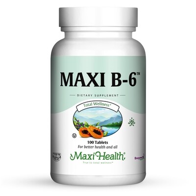 Maxi Health, Kosher B6 100 mg - 100 Tablets