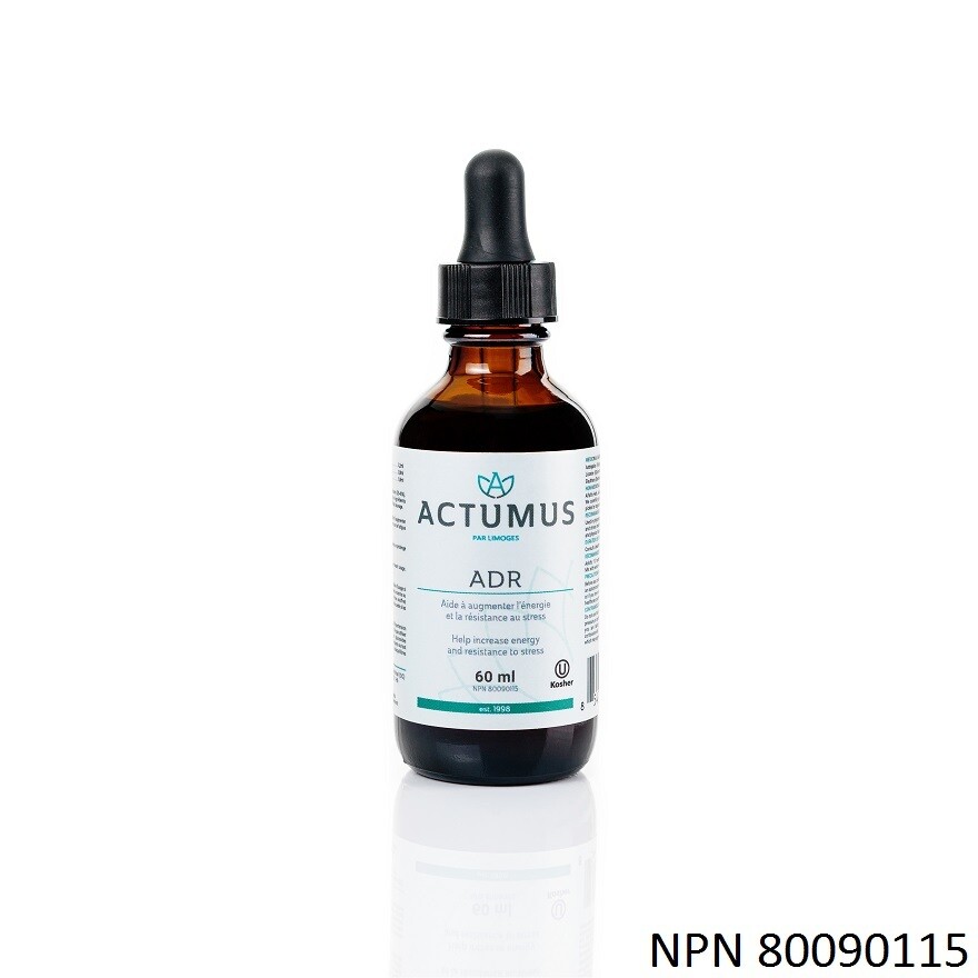 Actumus, Kosher ADR, Adrenal Gland Support, Helps increase energy and resistance to stress, Liquid Tincture - 60 mL (2 fl. oz.)