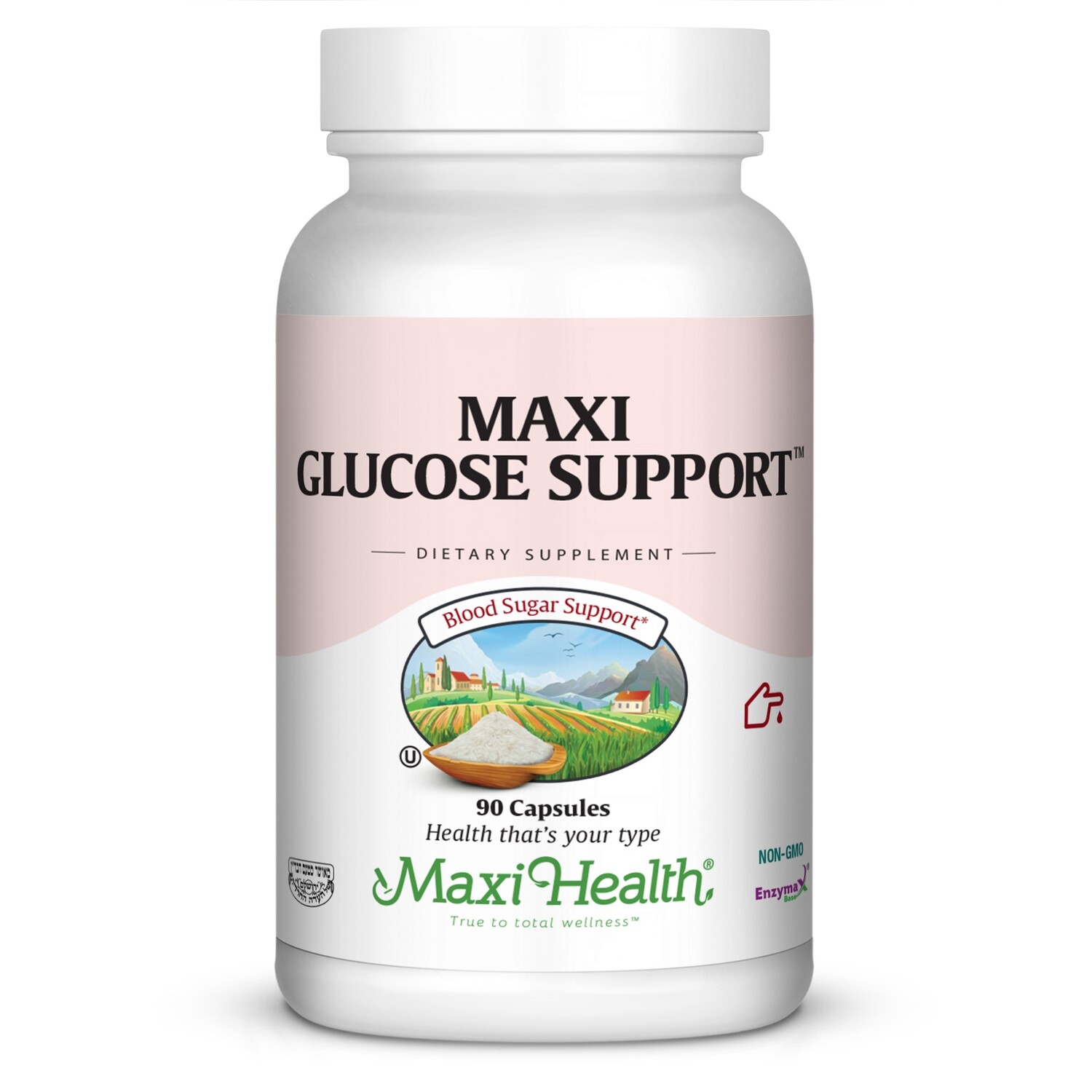 Maxi Health, Kosher Glucose Support, Blood Sugar Support - 90 Vegetarian Capsules