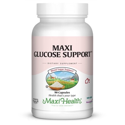 Maxi Health, Kosher Glucose Support, Blood Sugar Support - 90 Vegetarian Capsules