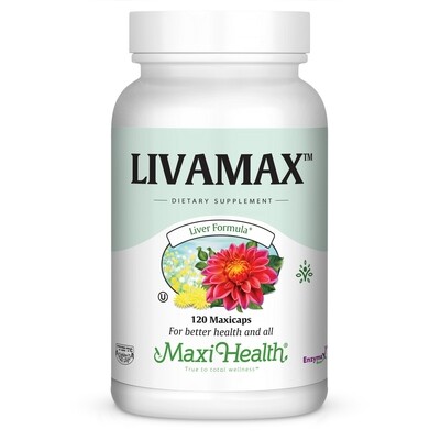 Maxi Health, Kosher Livamax, Liver Formula - 120 Vegetarian Capsules